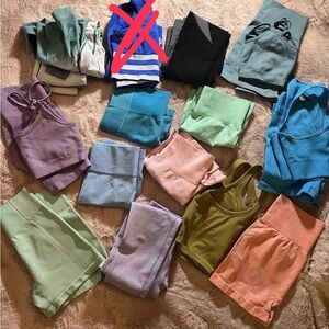 Workout clothes lots bundle